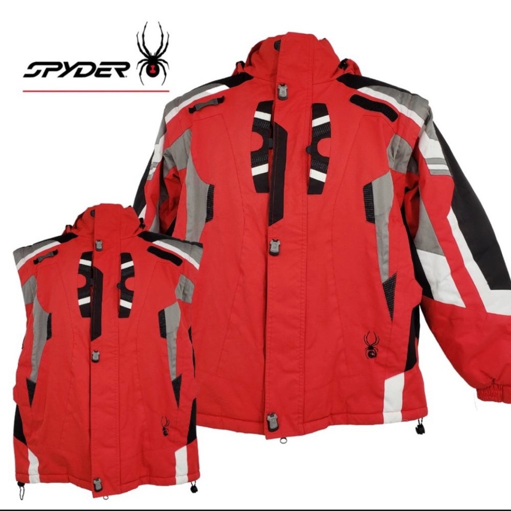 SPYDER 2 in 1 Convertible Ski Jacket Vest Derzimax
